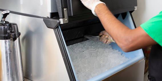 Hielo para comercios